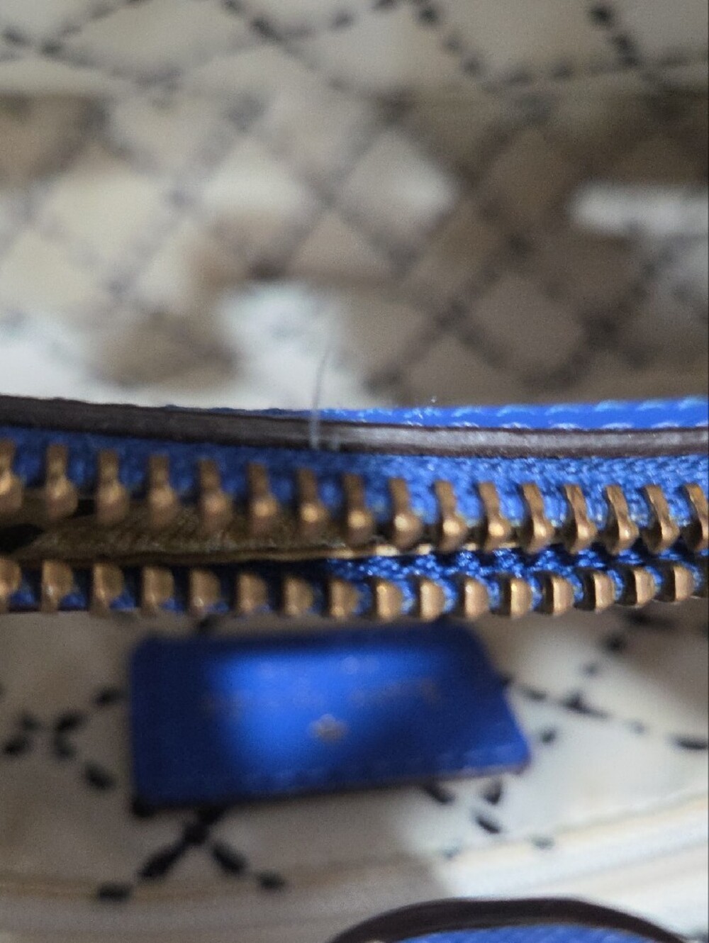 kate spade Electric Blue Saffiano Satchel with Removable Strap - Picture 5 of 5